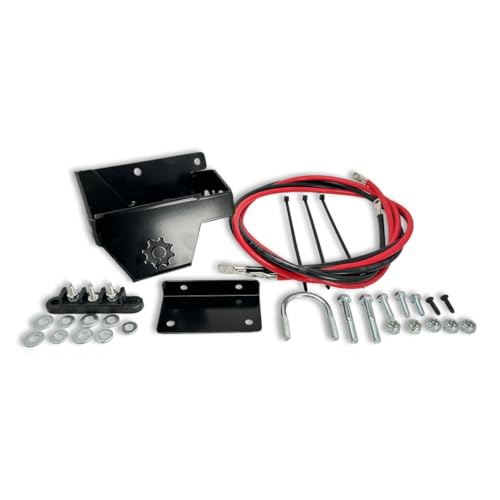 Battery Relocation Kit – Fits Polaris Sportsman 450/570 (2014–2020) – Moves Battery to Higher Protected Mount – Includes Steel Box, Cables, Hardware, and Instructions