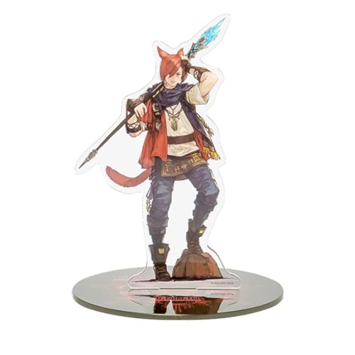 FF14 goodies G’raha Tia en figurine acrylique sur socle