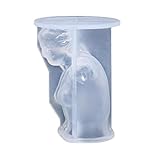Ampliamente utilizado: excelente calidad. Nuestro mini molde de estatua de busto artificial se puede utilizar ampliamente para moldear resina, jabón y hacer velas. Ideal para hacer esculturas únicas de figuras, jabones, velas o decoraciones para el hogar.
