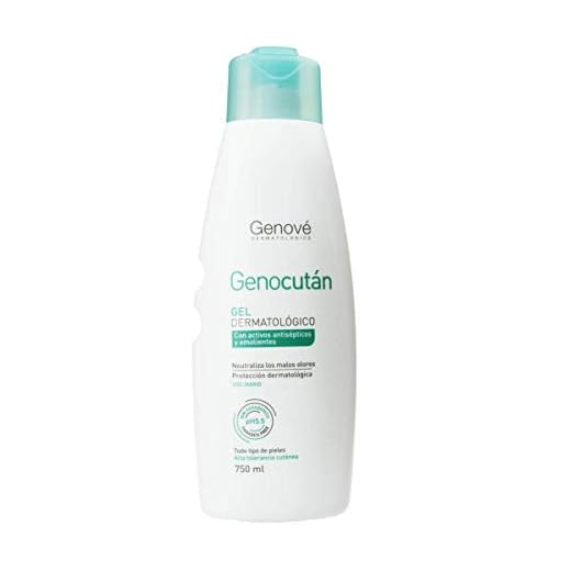 GENOVE Genocutan Gel de Ducha Antiséptico Dermatológico, 750 ml