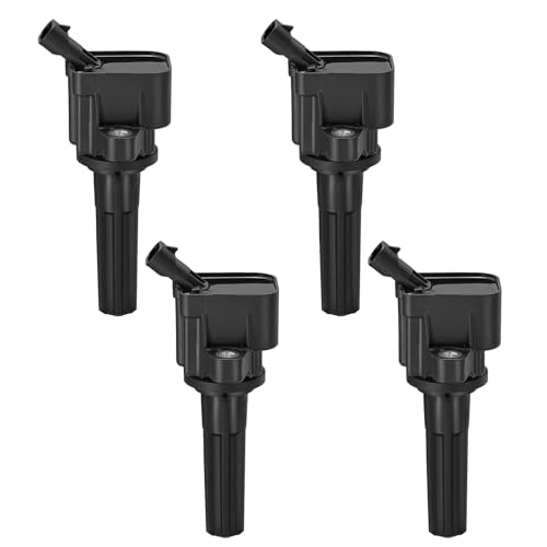 Image of BDFHYK Ignition Coil Packs Compatible with Rainier Colorado Trailblazer Trailblazer EXT Canyon Envoy Envoy XL H3 H3T Ascender 9-7x 2.9L l4 3.7L l5 4.2L l6,Coil for UF497 12629472 C1558 Set of 4