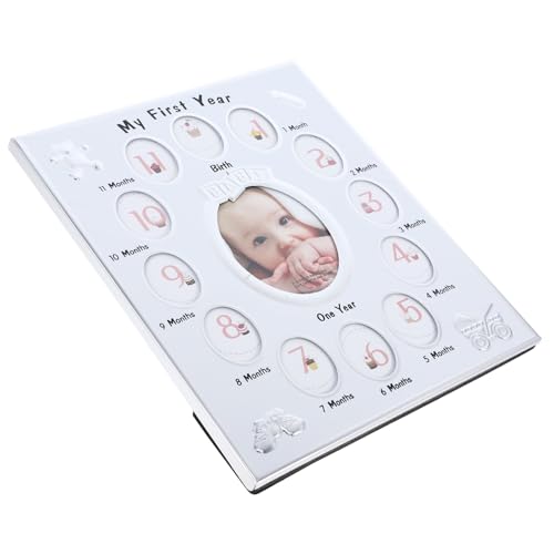 Garneck Baby Age Milestone Photo Frame 12 Months Baby Photo Frame Unique Design
