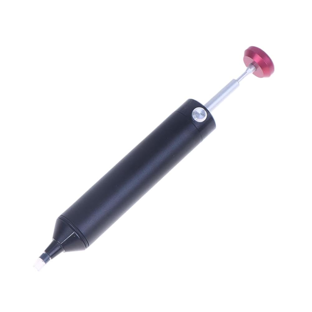 Dzugpbvhv Black Aluminum Desoldering Pump Compatible With Electronic Component Welding Repair Tools(Black)