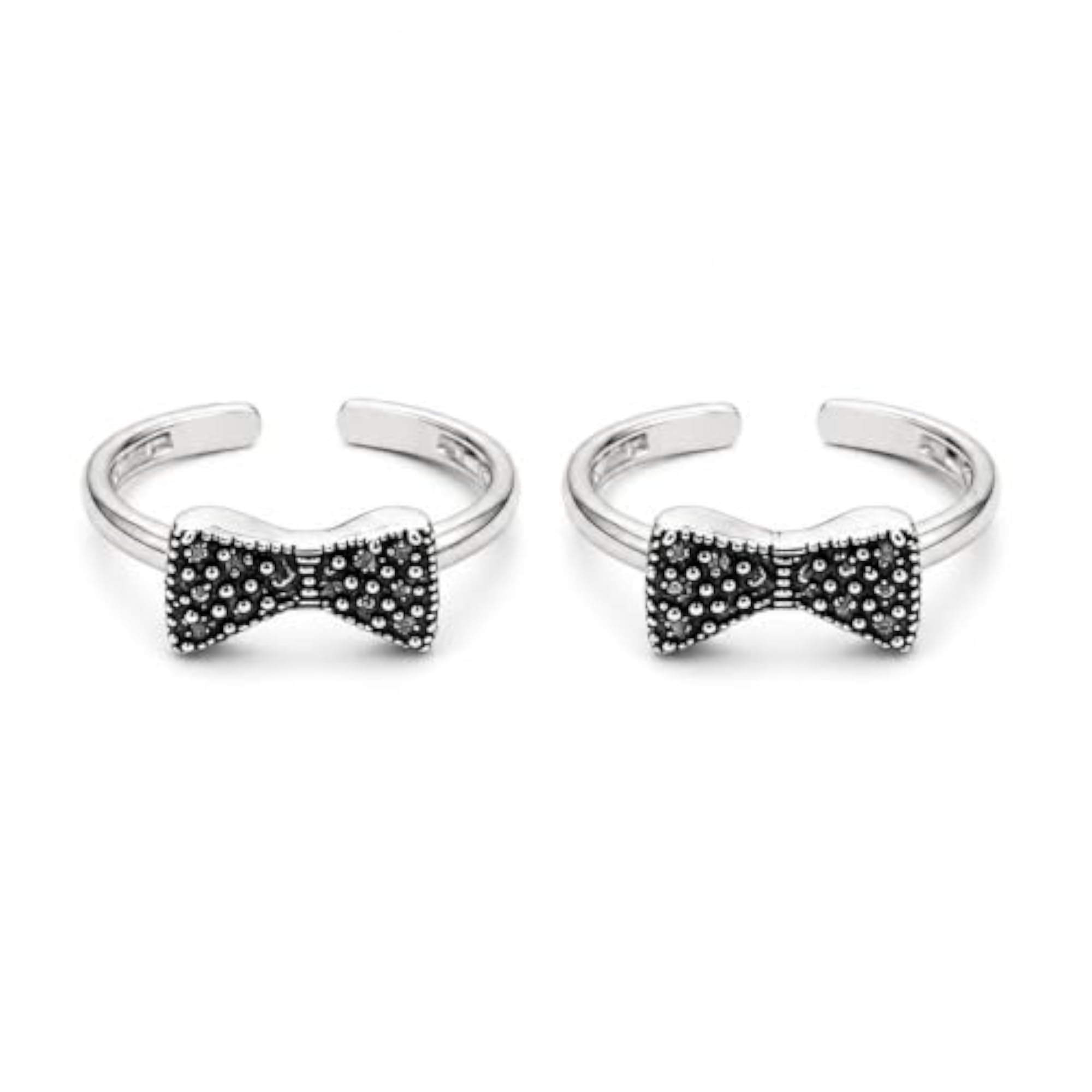 Women's 925 Silver Sia Toe Ring, Adjustable Design