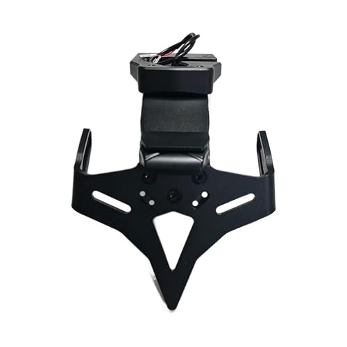 Support de Plaque Moto Arrière Ajustable avec Clignotant Intégré pour Look Épuré Z900