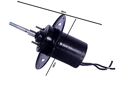 Image of 12v DC Cooler Motor DC 12Volt 36Watt Motor for Fans & Coolers (Metal, Black)
