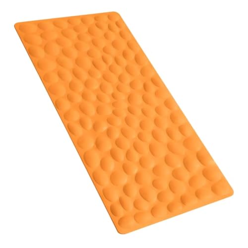 OTHWAY Non‑Slip Bathtub Mat (Orange 16×31.5)