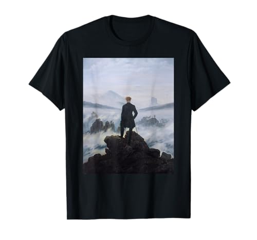 Viandante Sopra Il Mare Di Nebbia Arte Maglietta
