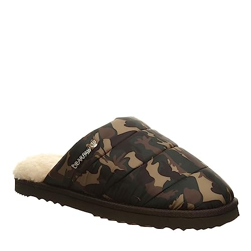 Bearpaw Men's Incline Green Camo Size 12 | Men's Slipper | Men's Shoe | Comfortable & Lightweight #TOP1