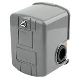 Pessure Switch for Well Pump, 30-50Psi Water Pressure Switch Adjustable Differential, 1/4" Female NPT, Replace 9013 FSG-2 Well Pressure Switch