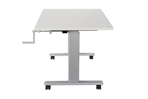 STEELFORCE PRO 100 HC Manuell Höhenverstellbares Schreibtischgestell Bürotisch Home-Office 68-109 cm