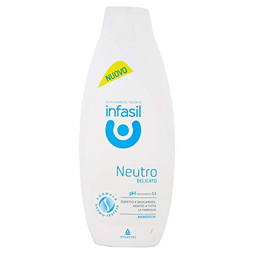 Infasil Baignoire Neutro Délicate pour toute la famille, cliniquement testée et délicate sur la peau 500 ml