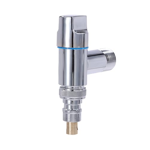 ピュアシーク 洗濯機用 水栓 水栓自動止水機能付き ストッパー付き水道蛇口 洗濯機蛇口 単水栓給水 オートストッパー 逆止弁付き