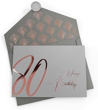 Jolicoon 30th Birthday card with premium envelope and wax seal - 30th birthday card for woman - 30th birthday cards for men