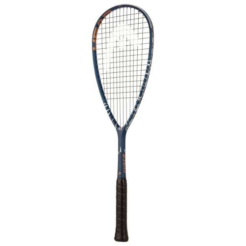 HEAD Cyber Pro 2024 Squash Racquet - Head Heavy Power Frame, Teardrop Shape, 175g Heavyweight Racquet for Attacking Players, Fused Construction