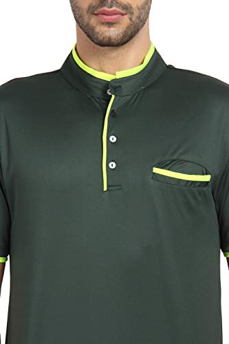 Image of OFF LIMITS Green Contrast Polo