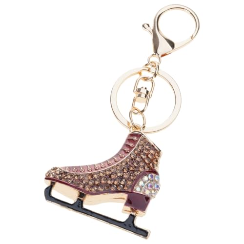 Decorative Ice Skate Patterned Vehicle Key Holder Skating Pendant Key Rings