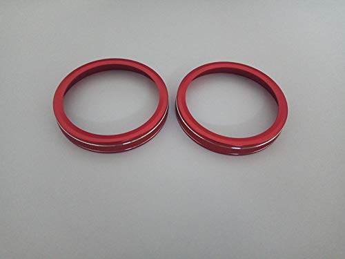 Miniatura 7 de Angelguoguo Cubierta de botón giratorio de aire acondicionado para Mercedes Benz Clase C W204 GLE M GLK SL GLS SLK G GL CLS Class (rojo)