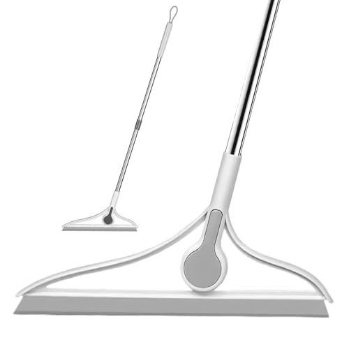 Escoba De Goma para Pelo De Mascotas | Escoba Chasca Compacta Multiusos - Multifuncional Ligera De Silicona Antiadherente para Cocinas Baños Paredes