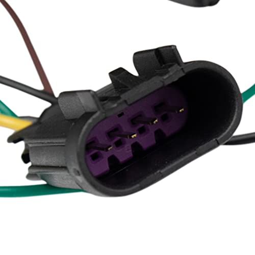 Image of TRQ Driver and Passenger Side Headlight Assembly Set Compatible with 2004-2008 Pontiac Grand Prix