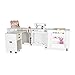 Arrow K8611 Aussie II Kangaroo Sewing, Cutting, Quilting, Crafting Cabinet with Storage, Portable with Wheels and Airlift, Large, White Ash Finish