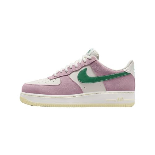 Nike Air Force 1 '07 LV8 Men's Shoes (FV9346-100, Sail/Medium Soft Pink/Alabaster/Malachite) Size 13