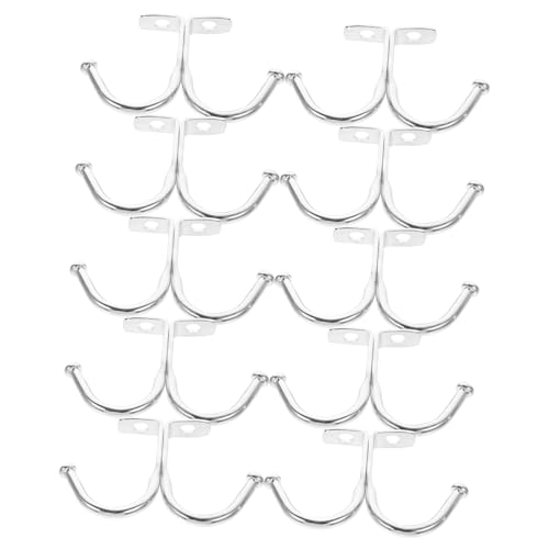Cabilock 10 Piezas Doble Gancho Ganchos De Pared Metálicos De Hierro Para Almacén Estilo Vintage Para Ropa