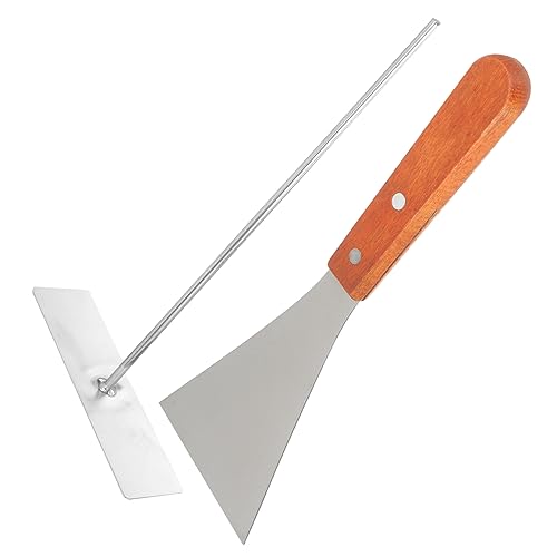 BIUDECO Crepe Pancake Maker Kit Set of 3 Spreader Turner Spatula Stainless Steel