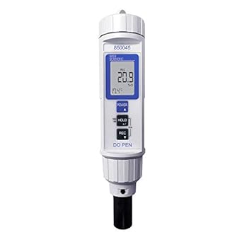 Sper Scientific Waterproof Dissolved Oxygen Meter Pen 850045 - Accurate DO & Temperature Readings, IP65 Rated, Auto Temp Compensation - for Environmental Testing, Aquariums, Labs and Wastewater