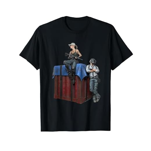 PUBG Survivors Duo Crate T-Shirt, Herren, Schwarz, XL
