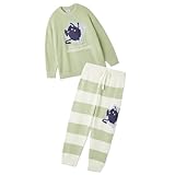 【ドラゴンクエスト】【メンズ】ベビモコプルオーバー&ボーダーロングパンツセット PMNT255905LIMEM