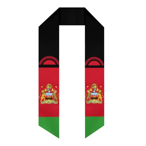 Class of 2026 Graduation Stole Malawi Malawian Flag First Grad Sash 72 Inches for Graduation Decorations and Celebrations