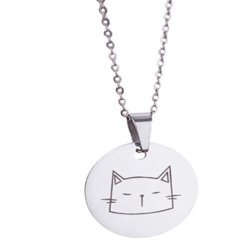 Colliers en acier inoxydable pour femmes stylées, pendentif animal tendance