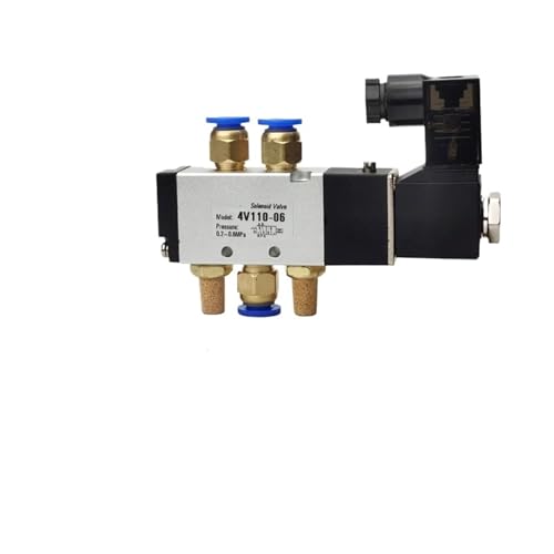 Électrovanne pneumatique 4V110-06 220V contrôle précis de vérin 1/8