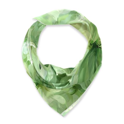 KLL Style Light Green silk scarf head wrap Warm for women for christmas scarf bufandas para mujer2