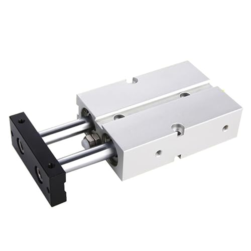 Cilindro neumático de aleación aluminio con doble eje y funcionamiento preciso 2