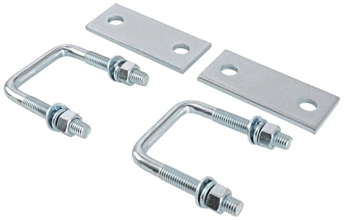 JEGS Leaf Spring Clamp Kit | Locks Leaf Springs Together For Stabilizing | Provides Better Control of Axle Torque | Fits Leaf Springs Up To 2.5� Wide | Includes Grade 8 Hardware