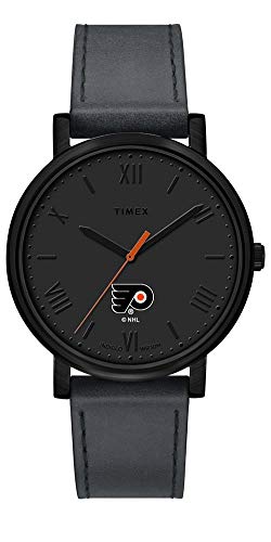 Image of Timex Tribute Women's Night Game 42mm Stainless Steel Quartz Watch with Leather Strap