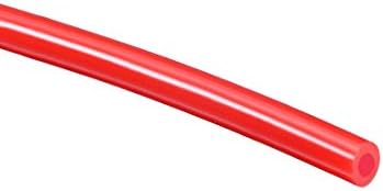 sourcing map Silicone Tubing 3mm ID x 5mm OD 2m Silicone Rubber Tube Air Hose Pipe for Pump Transfer Red