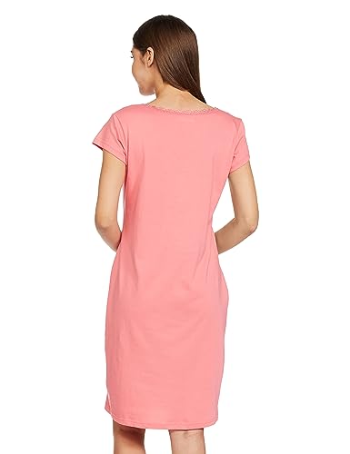 Image of Amazon Brand - Symbol Women's Cotton Knee Length Regular Fit Nighty