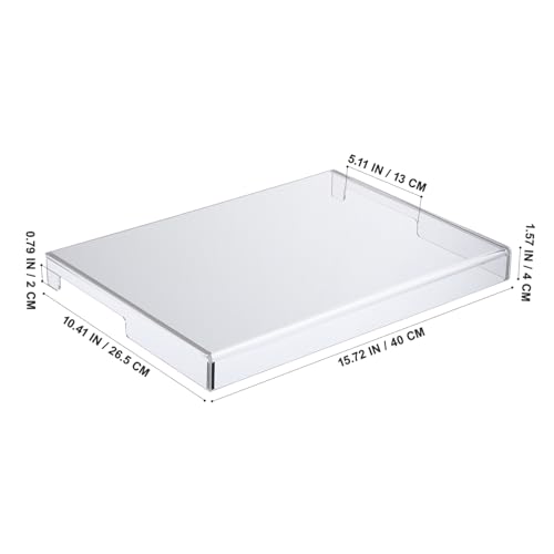 Funda para teclado de acrílico OUNONA transparente para ordenador portátil de 15,6 pulgadas 2