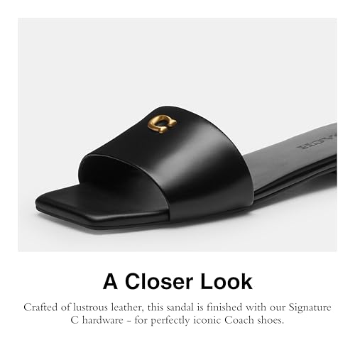 Coach Women's Sculpted C Flat Sandal4