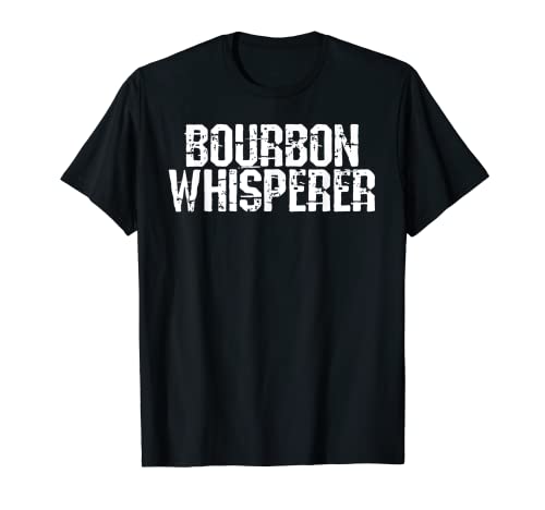 Bourbon Whisperer - Funny Drinking Whiskey Gift With Sayings T-Shirt