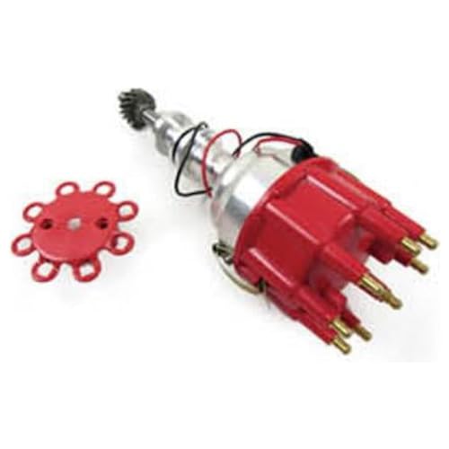 212 Main Race Pro Billet Aluminum Distributor Cap for Ford 351C, Blue