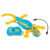 HEX BOTS Wall Crawler Chameleon, Rechargeable Remote Control Robot - Yellow