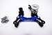 Cobra Racing XMaxx Bellcrank 7075-T6 Black on Blue