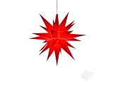 Herrnhuter Sterne, Kunstoffstern A1e, rot für den Innenbereich, 13 cm