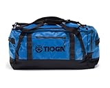 TIOGA Venture Outdoor Duffel Bag with Backpack Straps, Weather Resistant, Rugged Construction, Gear Hauling for Outdoor Adventures, Medium / 50L, Blue