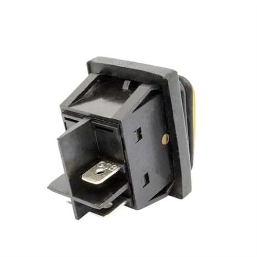 Interruptor KCD4-201 DPST de 4 pines y 16A para automoción e instalaciones de 12V 4