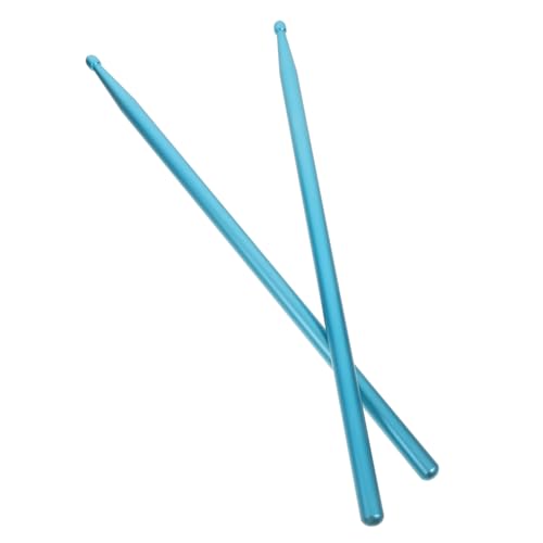 Baquetas metálicas BESPORTBLE, 1 par, para práctica en batería, modelo 5A, color azul, aleación de aluminio